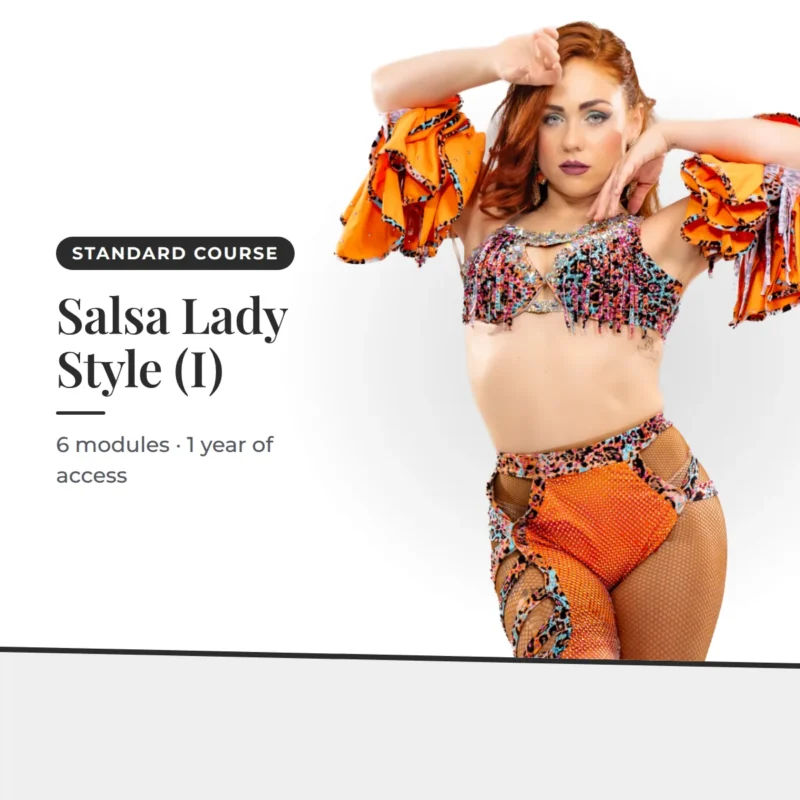 Salsa Lady Style (I) — 6 modules · 1 year of access. Irene Palomares salsa academy.