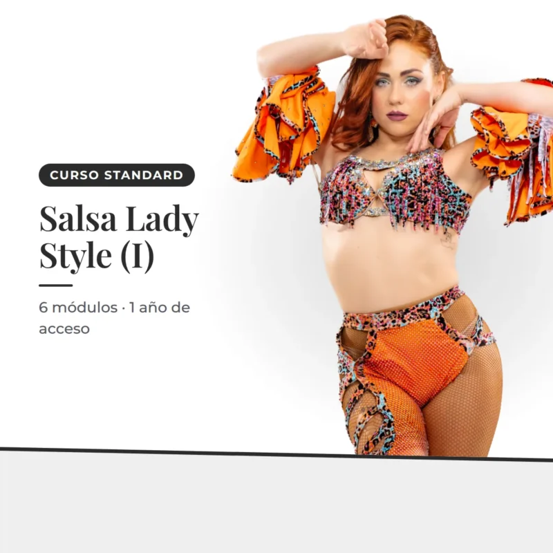 Salsa Lady Style (I) — 6 módulos · 1 año de acceso. Irene Palomares, academia de salsa.